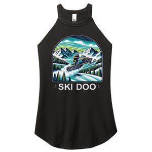 Ski Doo Snowmobile Women's Perfect Tri Rocker Tank