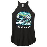 Ski Doo Snowmobile Women's Perfect Tri Rocker Tank