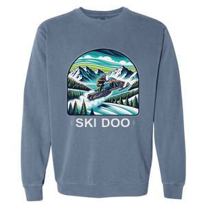 Ski Doo Snowmobile Garment-Dyed Sweatshirt