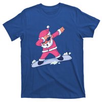 Snowboard Dabbing Santa Claus Funny Christmas Dab Dance Gift Cute Gift T-Shirt