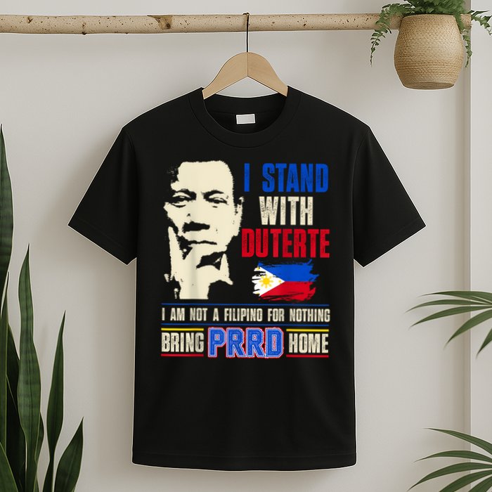 Support Duterte – Stand with Duterte Against ICC Charges T-Shirt