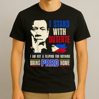 Support Duterte – Stand with Duterte Against ICC Charges T-Shirt
