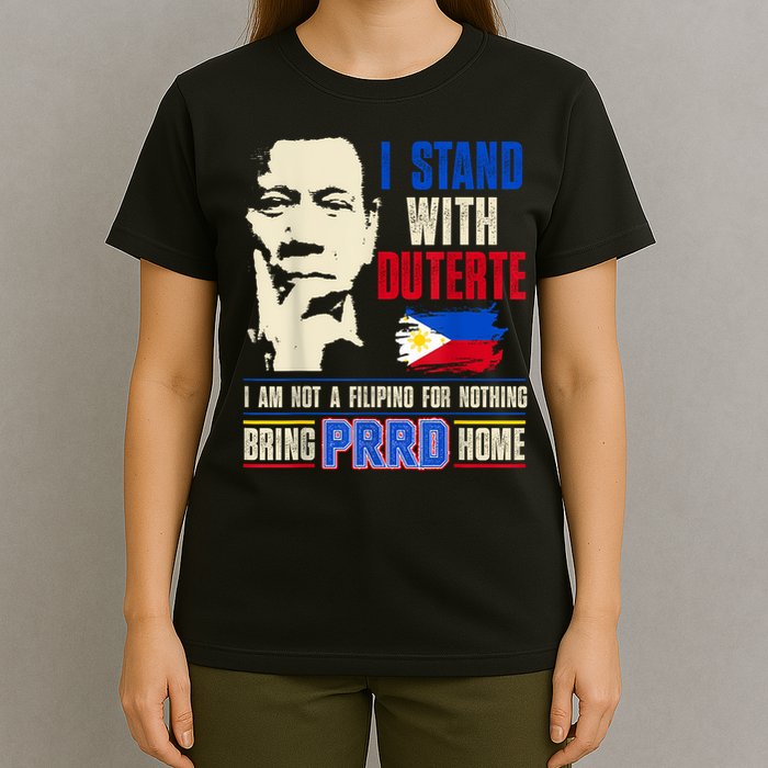 Support Duterte – Stand with Duterte Against ICC Charges T-Shirt