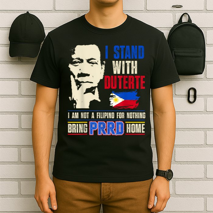 Support Duterte – Stand with Duterte Against ICC Charges T-Shirt