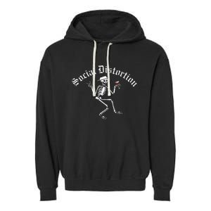 Social Distortion Skelly Garment-Dyed Fleece Hoodie