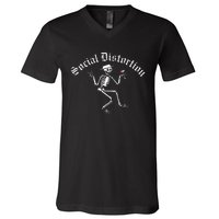 Social Distortion Skelly V-Neck T-Shirt