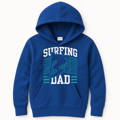 Surfing Dad Surf Surfboard Sayings Surfer Father Daddy Papa Gift Kids Hoodie