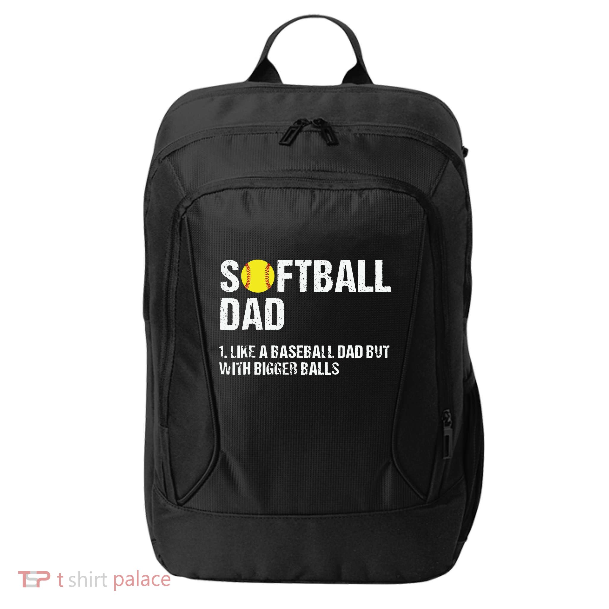Softball Dad City Backpack