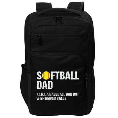 Softball Dad Impact Tech Backpack