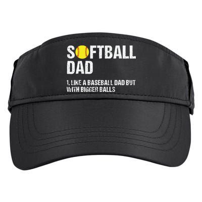 Softball Dad Adult Drive Performance Visor