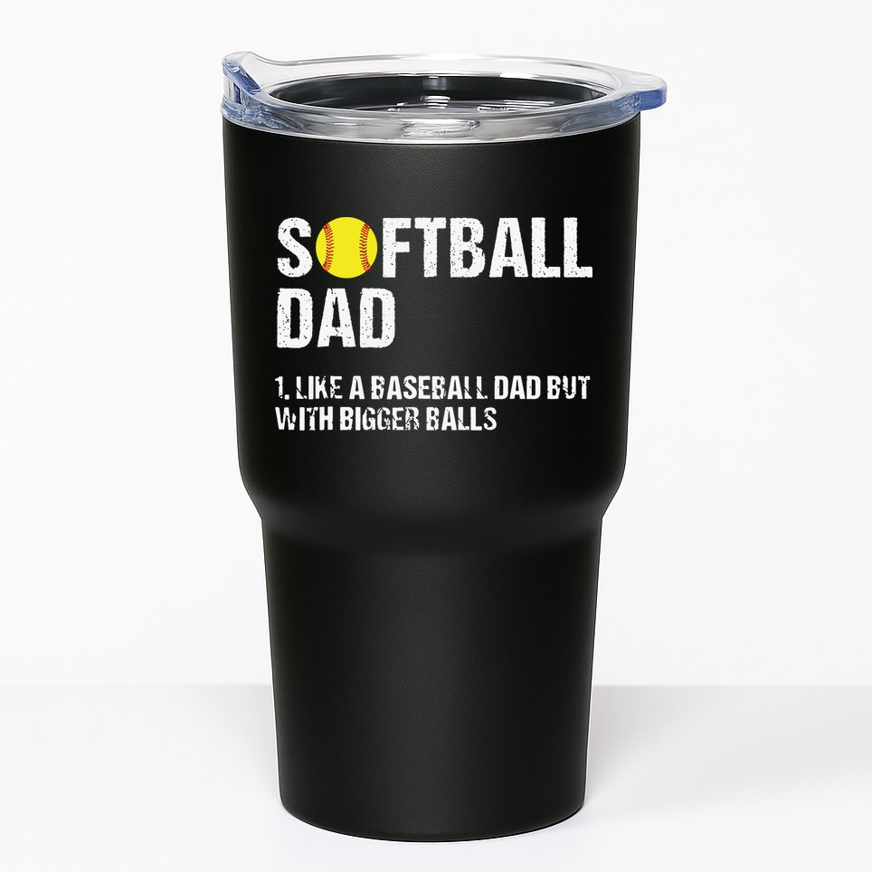 Softball Dad Tumbler