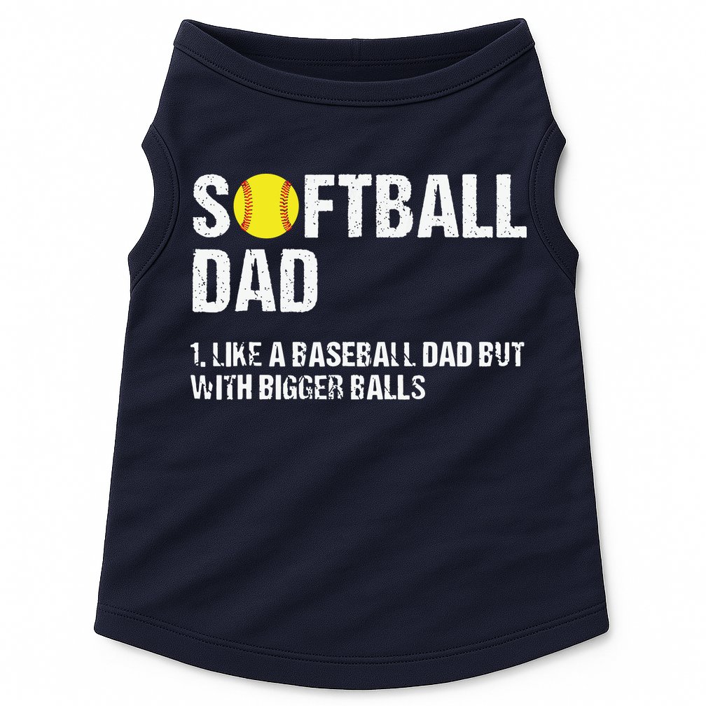 Softball Dad Doggie Tank