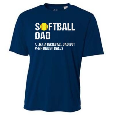 Softball Dad Cooling Performance Crew T-Shirt