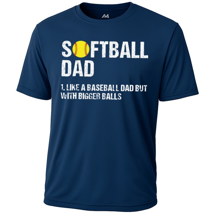 Softball Dad Cooling Performance Crew T-Shirt