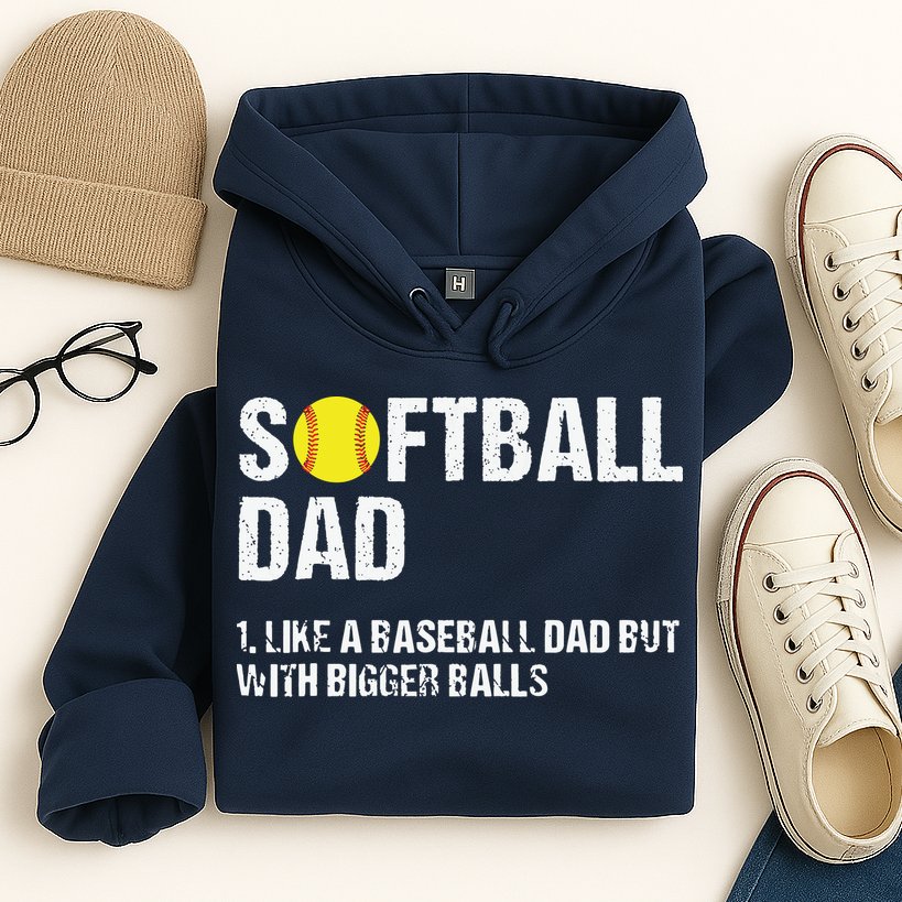 Softball Dad Hoodie