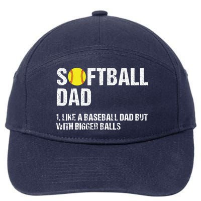 Softball Dad 7-Panel Snapback Hat