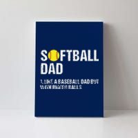 Softball Dad Canvas