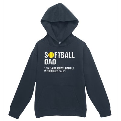 Softball Dad Urban Pullover Hoodie