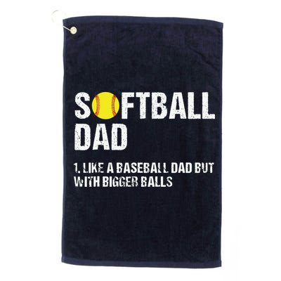 Softball Dad Golf Towel