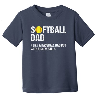 Softball Dad Toddler T-Shirt