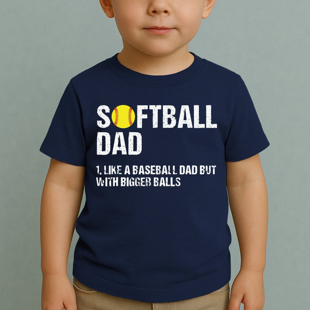 Softball Dad Toddler T-Shirt