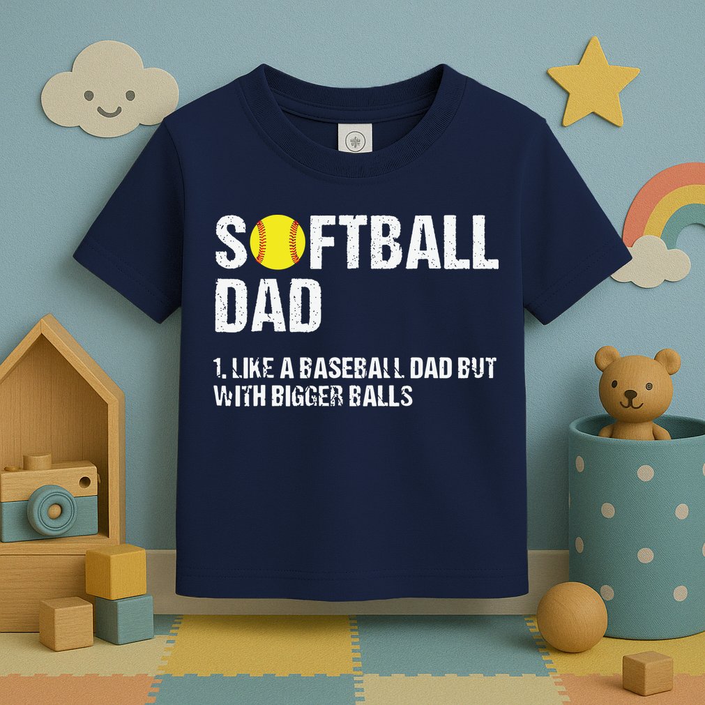 Softball Dad Toddler T-Shirt