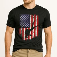 Scuba Diver Scuba Diving American Flag Cooling Performance Crew T-Shirt