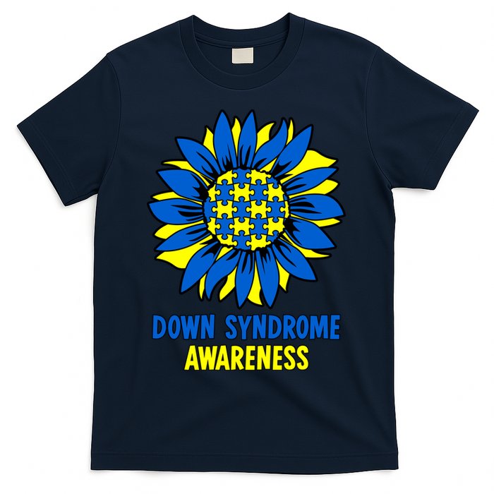 Sunflower Down Syndrome Awareness T-Shirt