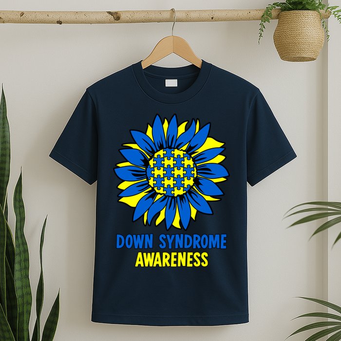 Sunflower Down Syndrome Awareness T-Shirt