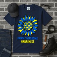 Sunflower Down Syndrome Awareness Tall T-Shirt