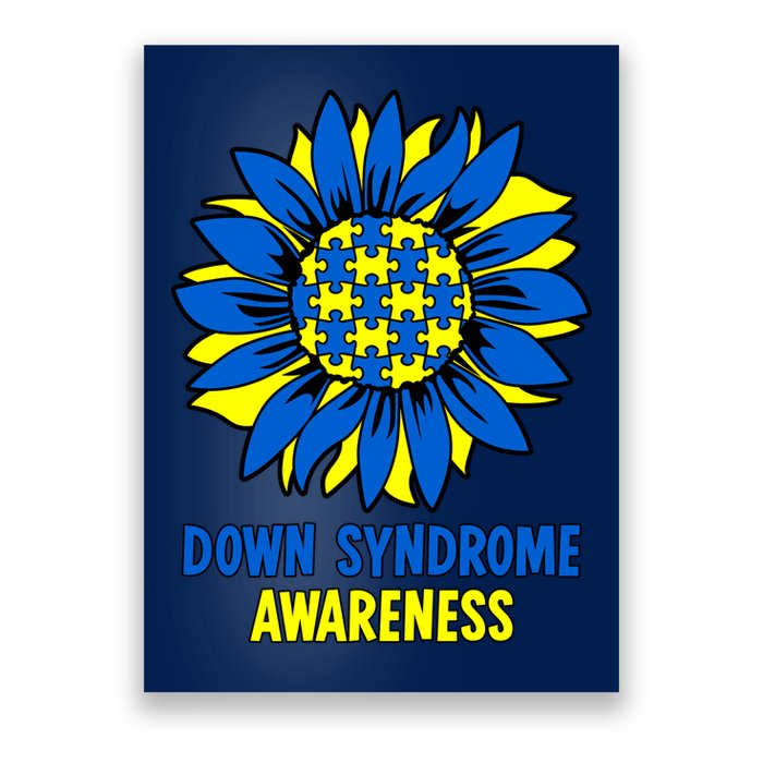 Sunflower Down Syndrome Awareness Poster