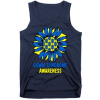 Sunflower Down Syndrome Awareness Tank Top