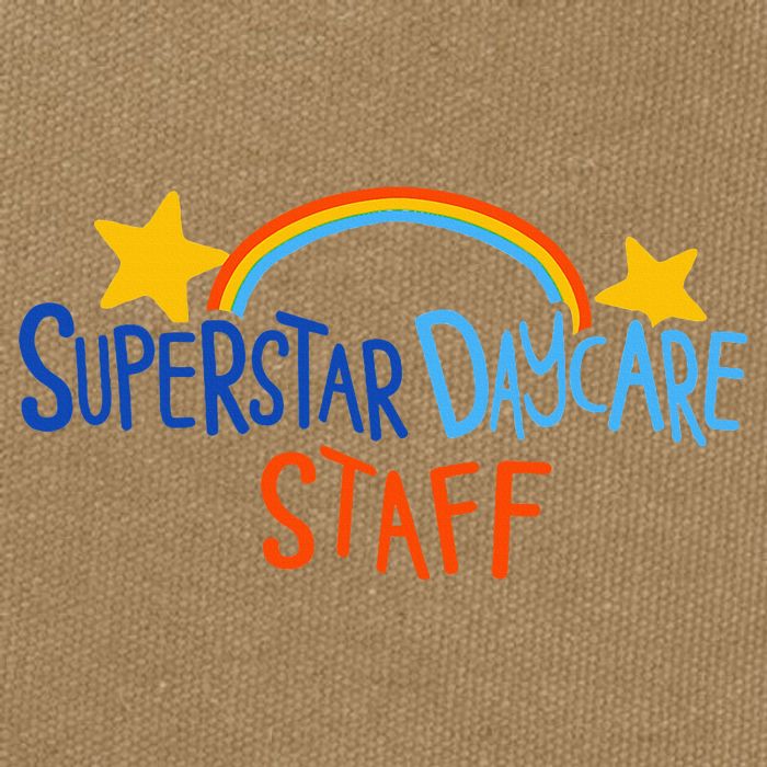 Superstar Daycare Staff Trendy Apparel Cotton Canvas Backpack