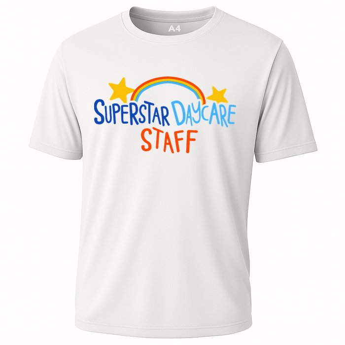Superstar Daycare Staff Trendy Apparel Cooling Performance Crew T-Shirt