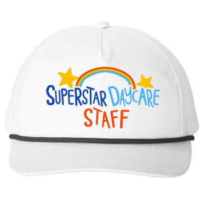 Superstar Daycare Staff Trendy Apparel Snapback Five-Panel Rope Hat