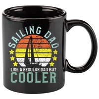 Sailing Dad | Sailboat Sailor Funny Father's Day Gift 11oz C Handle Ceramic Mug