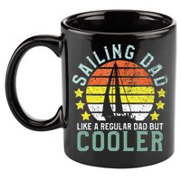 Sailing Dad | Sailboat Sailor Funny Father's Day Gift 11oz C Handle Ceramic Mug