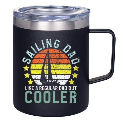 Sailing Dad | Sailboat Sailor Funny Father's Day Gift 12oz Stainless Steel Coffee Mug