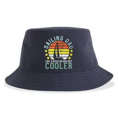 Sailing Dad | Sailboat Sailor Funny Father's Day Gift Sustainable Bucket Hat