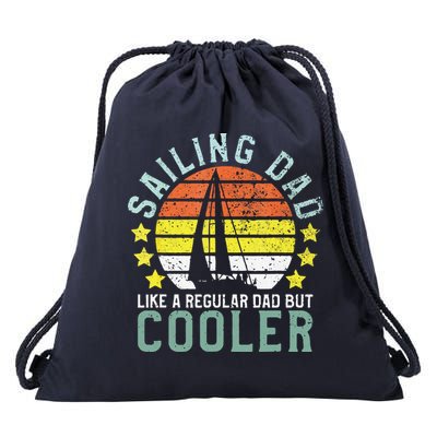 Sailing Dad | Sailboat Sailor Funny Father's Day Gift Drawstring Bag