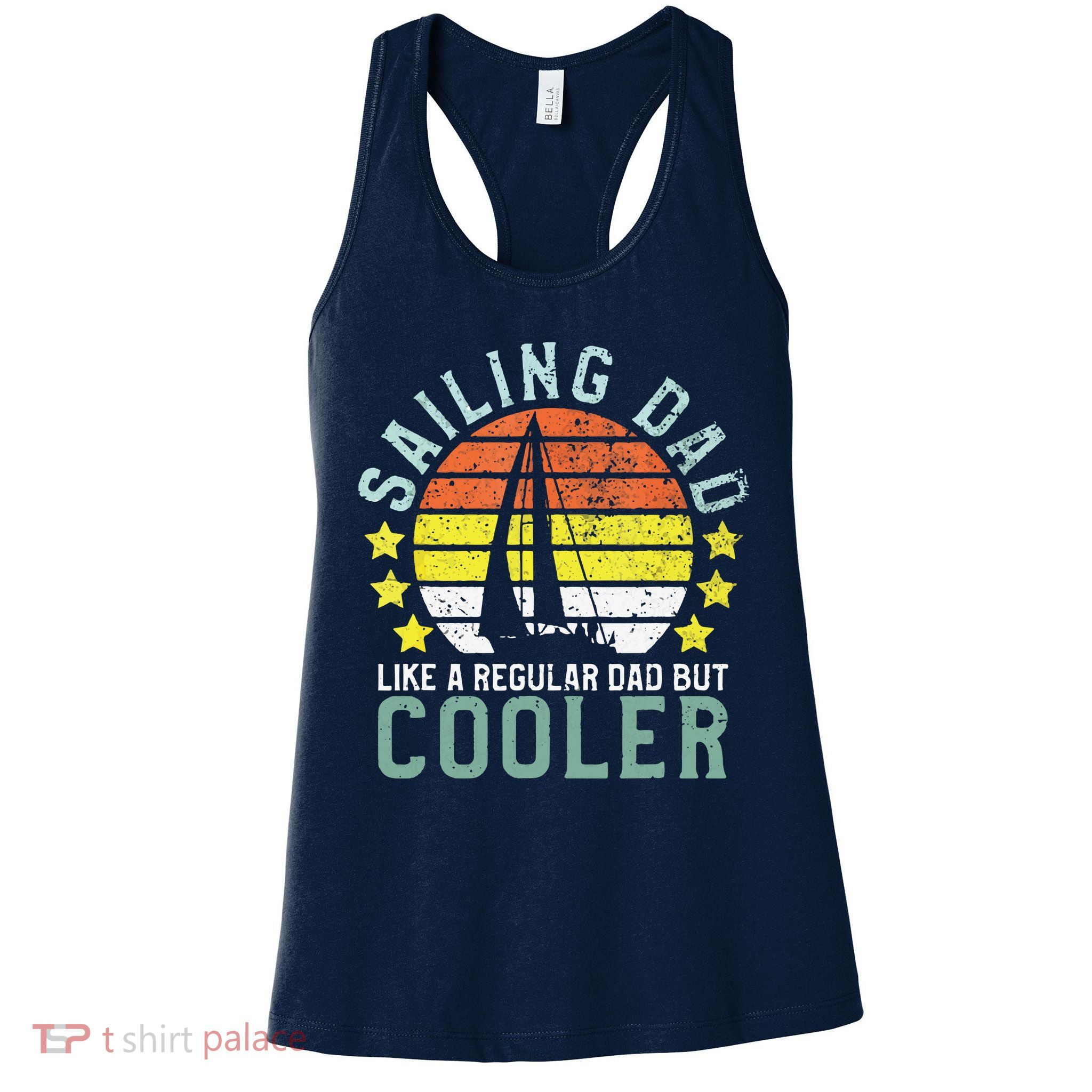 Sailing Dad | Sailboat Sailor Funny Father's Day Gift Womens Tank Top