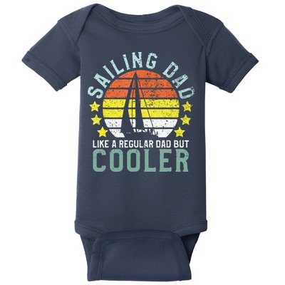 Sailing Dad | Sailboat Sailor Funny Father's Day Gift Baby Bodysuit