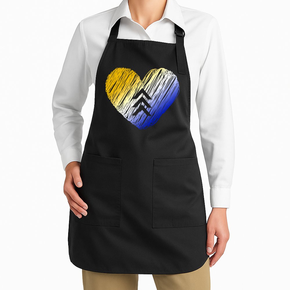 Support Down Syndrome Heart Apron