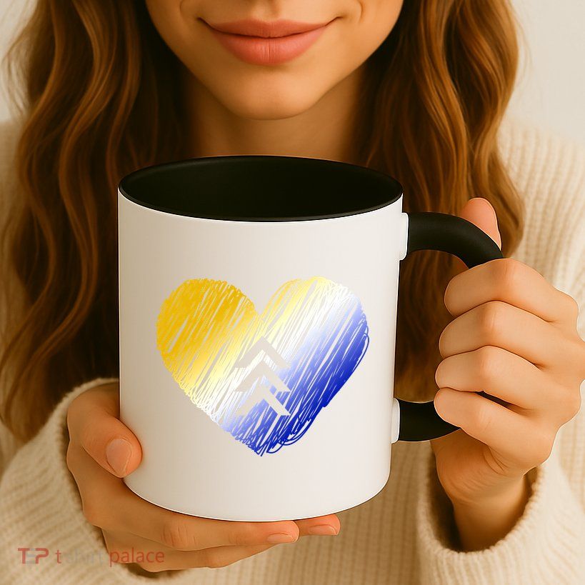 Support Down Syndrome Heart Mug