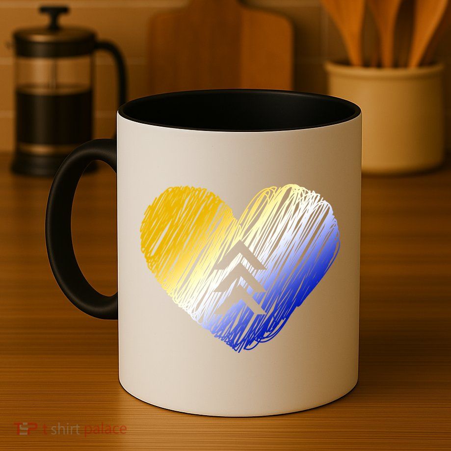 Support Down Syndrome Heart Mug
