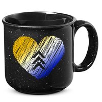 Support Down Syndrome Heart 15oz Campfire Ceramic Mug