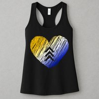 Support Down Syndrome Heart Womens Tank Top
