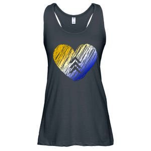 Support Down Syndrome Heart Ladies Essential Flowy Tank