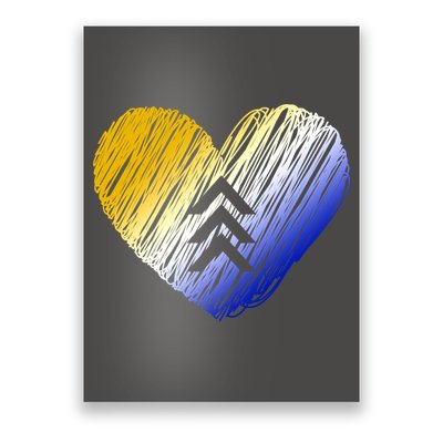 Support Down Syndrome Heart Poster