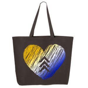 Support Down Syndrome Heart 25L Jumbo Tote